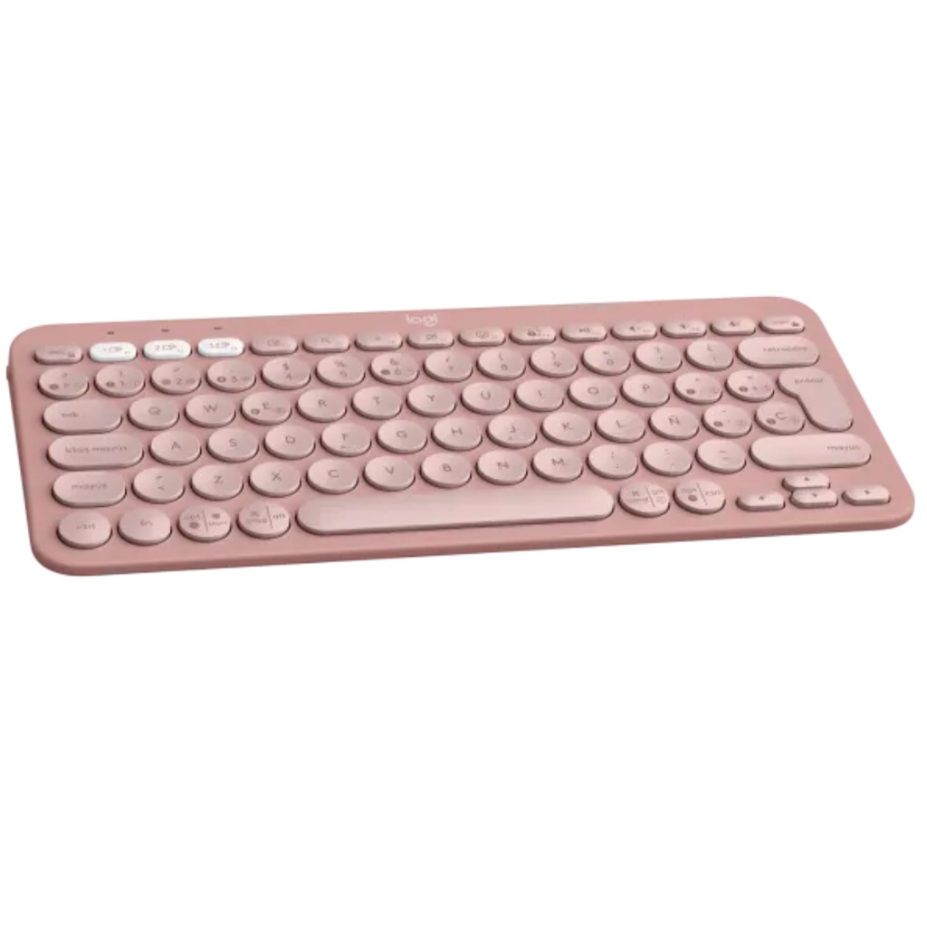 Teclado LOGITECH K380 Pebble Keys Rosado