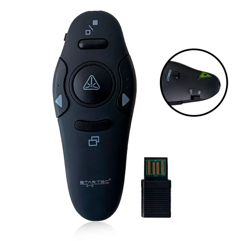 Apuntador Star Tec Laser Rojo St-Lp-92 Color Negro