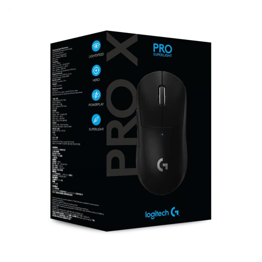 Mouse Logitech Pro X Superlight Wireless Gaming