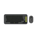 Combo Teclado y Mouse Logitech Pop Icon Graphite Bluetooth