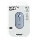 Mouse Logitech Azul Gris Pebble M350 Inalámbrico