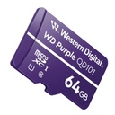 Memoria Micro SD Western Digital Púrpura 64 GB
