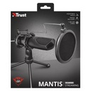 Micrófono Trust Mantis Gxt 232 Mantis Streaming USB Con Trípode Color Negro 