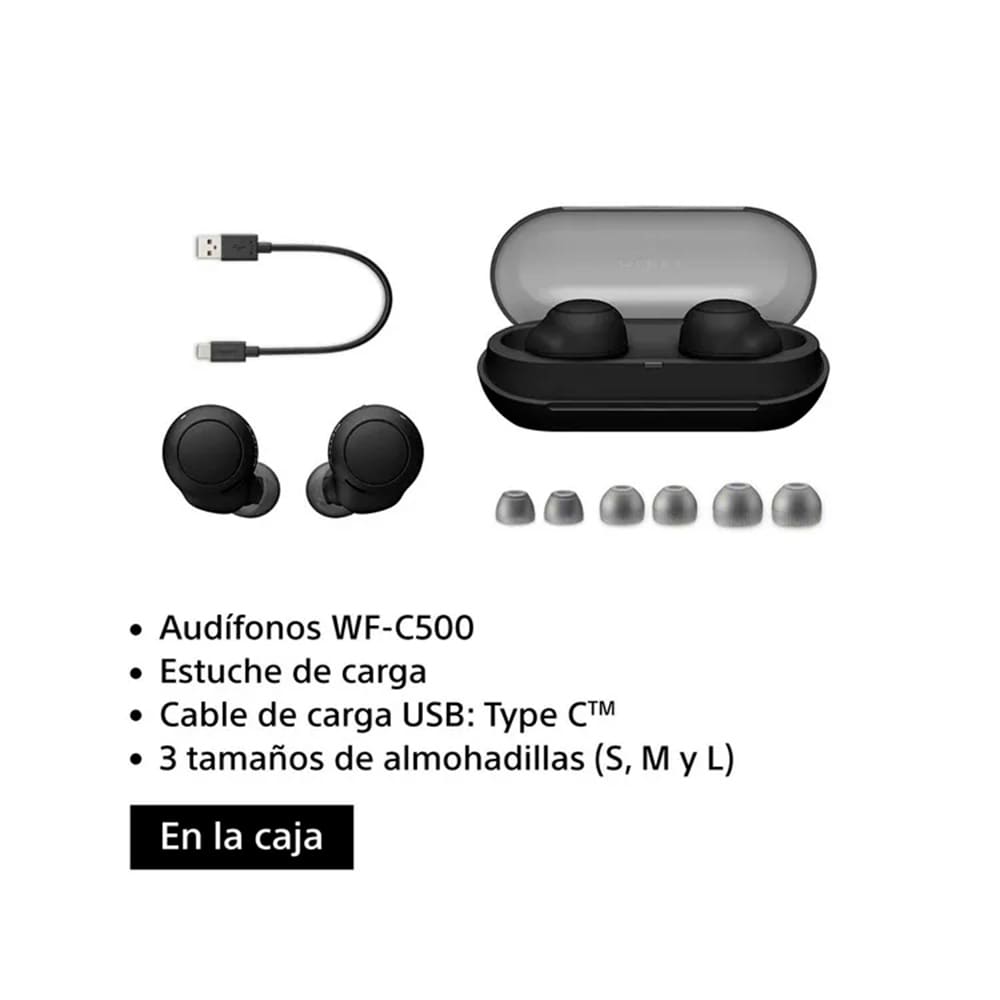 Additional Image for Audífonos True Wireless WF-C500 Negro