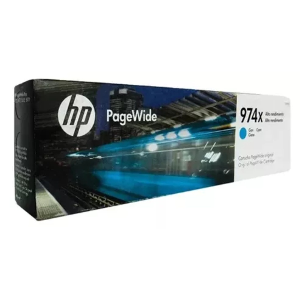 Cartucho Original De Tóner Hp  974X Cian