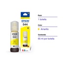 Botella Original De Tinta Epson 544, 7.500 Páginas, 65 Ml Color Amarillo