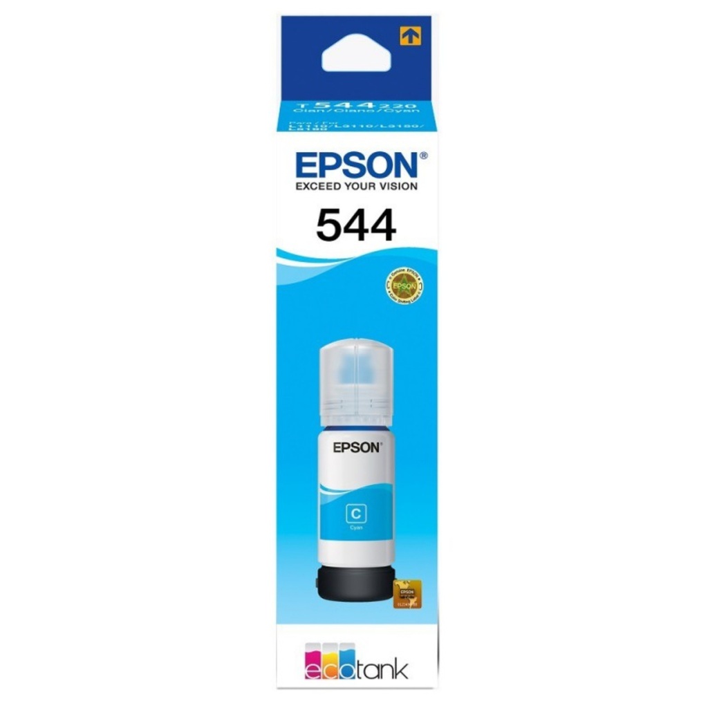 Botella Original De Tinta Epson 544, 7.000 Páginas, 70 Ml Color Cian