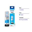 Botella Original De Tinta Epson 544, 7.000 Páginas, 70 Ml Color Cian