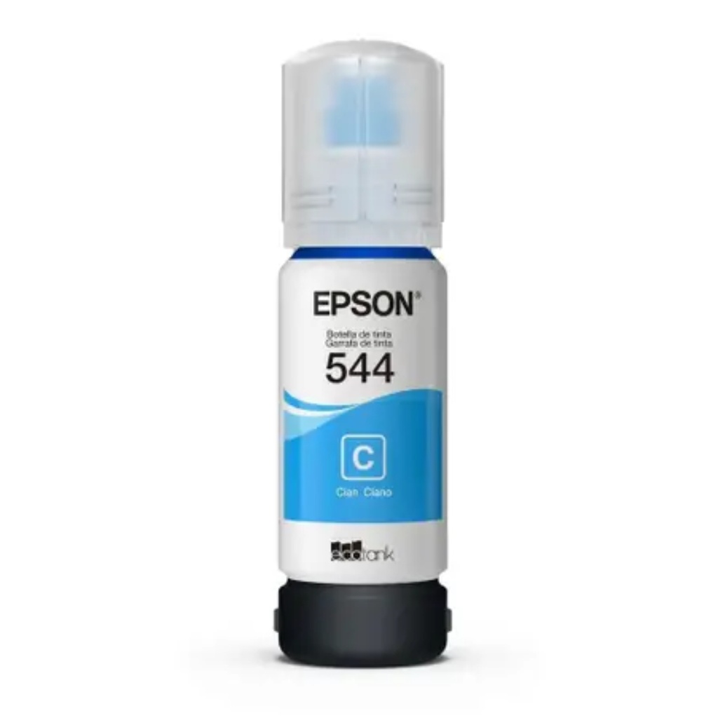 Botella Original De Tinta Epson 544, 7.000 Páginas, 70 Ml Color Cian