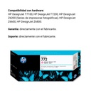 Cartucho Original De Tinta Hp 772 Magenta Claro, 700 Páginas, 300 ml