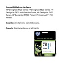 Cartucho Original De Tinta Hp 711 Cian 3 Pack, 29ml