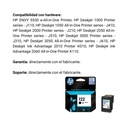 Cartucho Original De Tinta Hp 122 Negra, 120 Páginas, 2 ml
