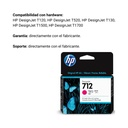 Cartucho Original de Tinta Hp 712 Magenta, 29 ml