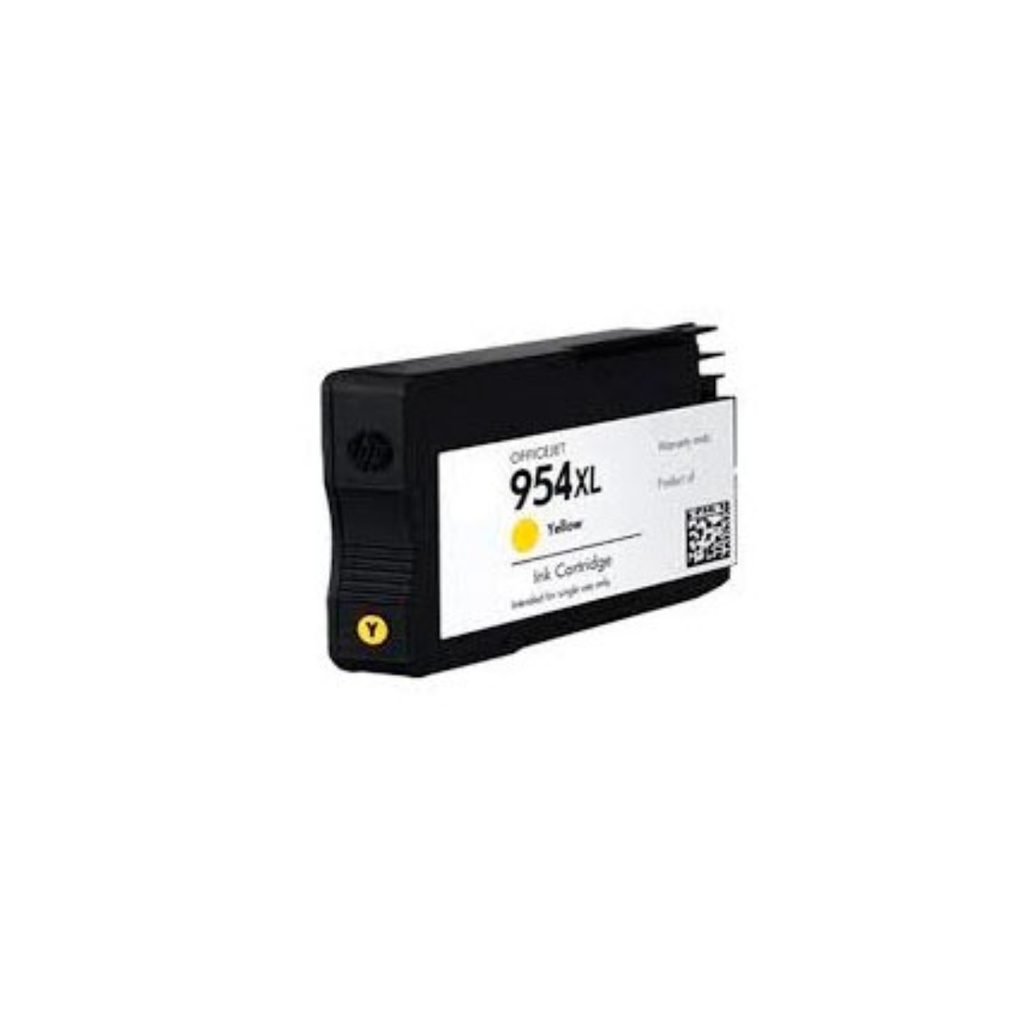 Cartucho Original De Tinta Hp 954xl Alto Rendimiento Amarillo, 1.600 Páginas, 20 ml