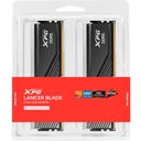 Módulo De Memoria RAM ADATA XPG Lancer Blade 24GB X2 RGB 6400Mhz Latencia 32-39-39 Color Negro