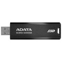 Unidad De Estado Sólido Externo Mini ADATA C610 2TB TIPO USB Color Negro
