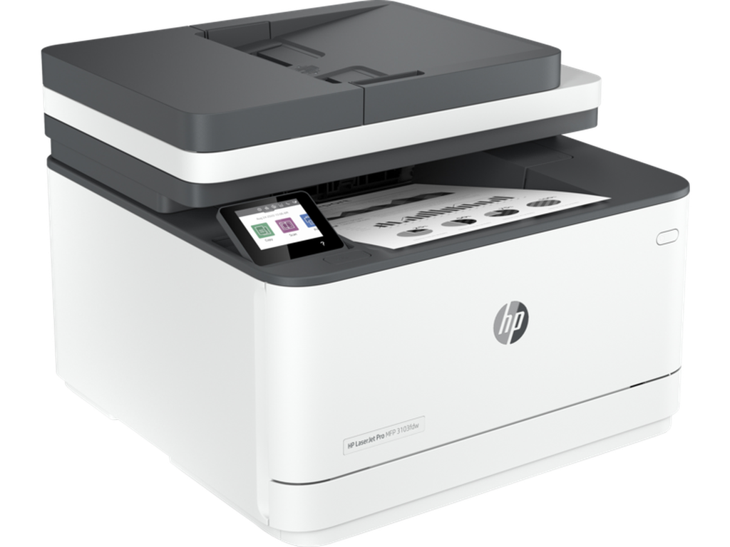 Impresora HP LaserJet multifuncional M3103fdw Blanca