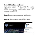 Cartucho Original De Tóner Hp 414x Alto Rendimiento Cian, 6.000 Páginas