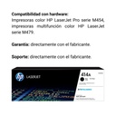 Cartucho Original de Tóner Hp 414x Alto Rendimiento Negro, 7.500 Páginas