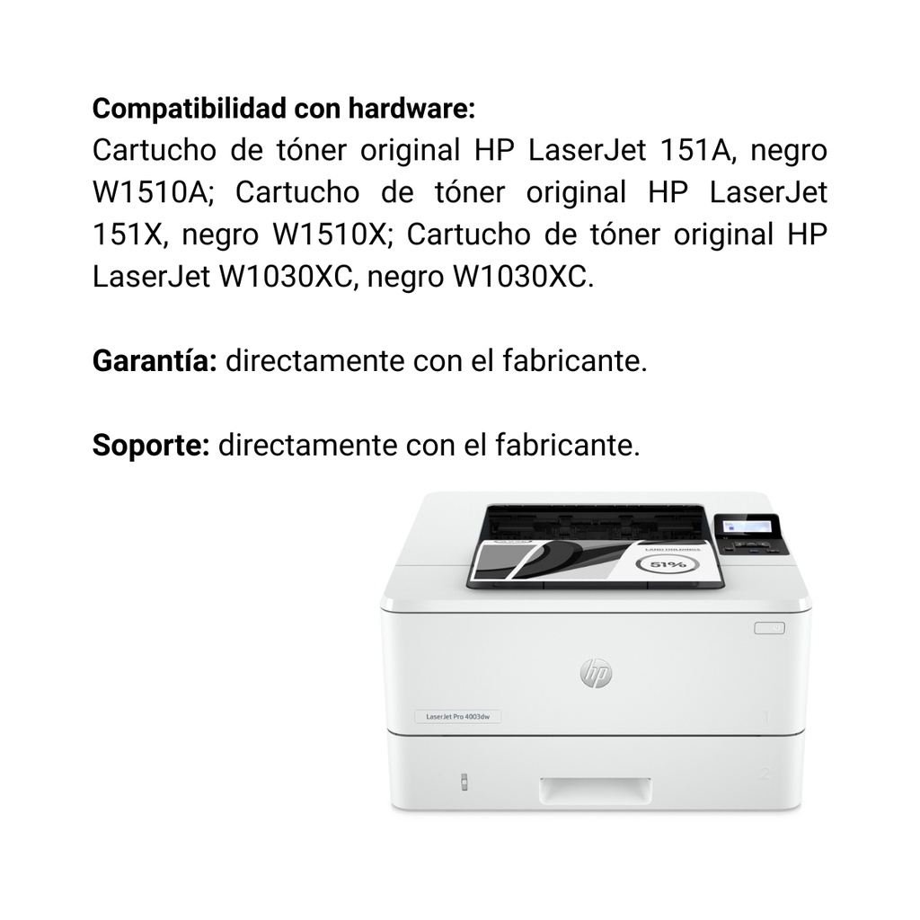 Impresora Hp LaserJet PRO 4003DW
