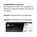 Cartucho Original De Tóner Hp 305a Cian, 2.600 Páginas