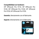 Cartucho Original De Tinta HP 938 Negro, 1.250 Páginas, 28.5 ml