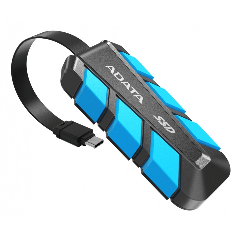 Disco Duro Externo SSD ADATA 500GB Tipo C/Cable Incluido Vel 1000