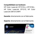 Cartucho Original de Tóner HP 125A Magenta, 1.400 Páginas
