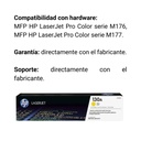 Cartucho Original de Tóner HP 130a Amarillo, 1.000 Páginas