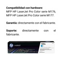 Cartucho Original de Tóner HP 130a Cian, 1.000 Páginas