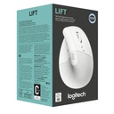 Mouse Logitech Lift Vertical Ergonómico Inalámbrico-Bluetooth Blanco 