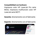 Cartucho Original de Tóner HP 201x Alto Rendimiento Magenta, 2.300 Páginas
