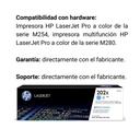 Cartucho Original De Tóner Hp 202x Alto Rendimiento Cian, 2.500 Páginas