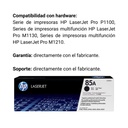 Cartucho Original De Tóner Hp 85A Negro, 1.600 Páginas