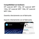 Cartucho Original de Tóner HP 145X Alto Rendimiento Negro, 3.800 Páginas