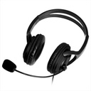 Audífonos De Diadema Con Micrófono Star Tec Alámbricos USB Color Negro