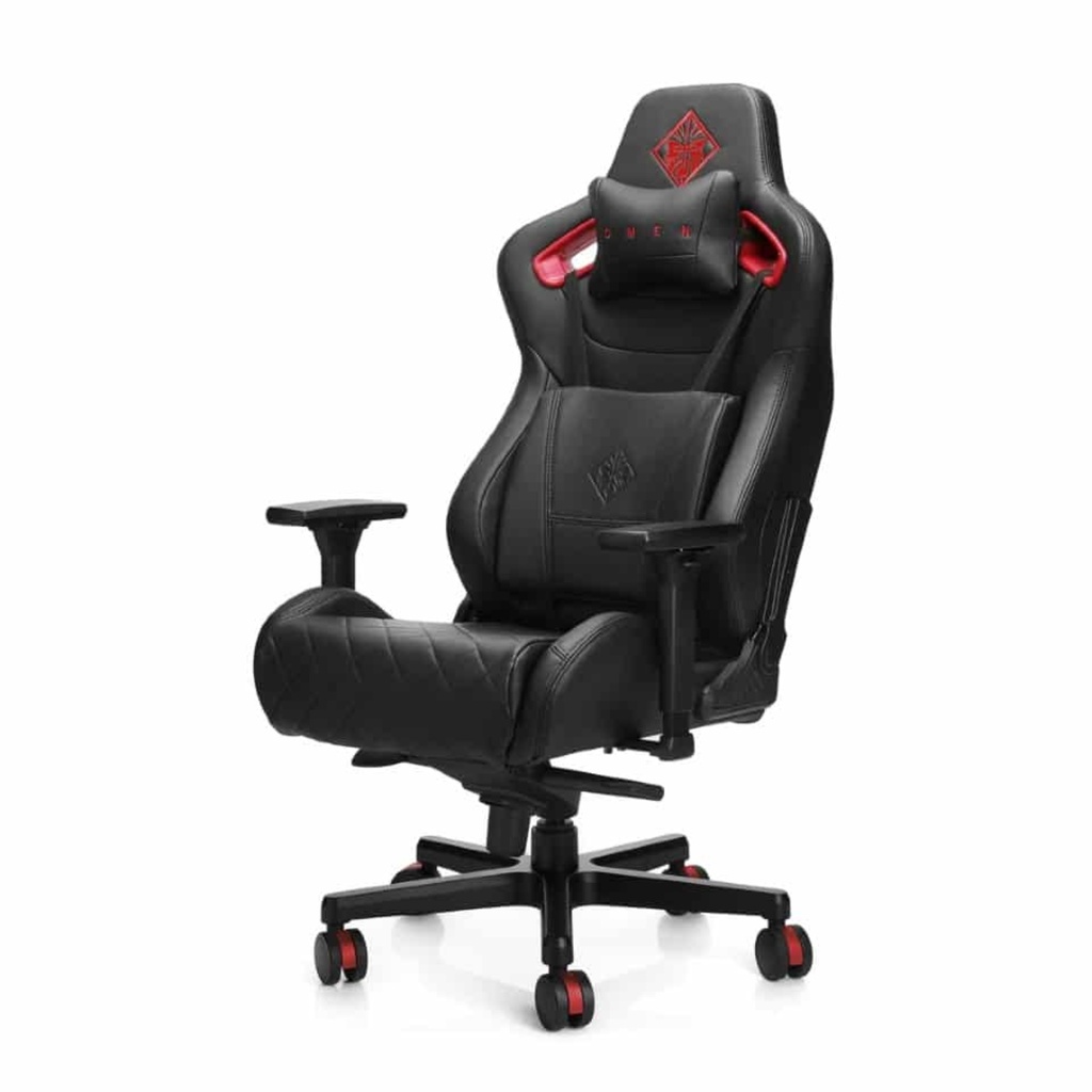 Silla Gamer By HP OMEN Color Negro Con Rojo