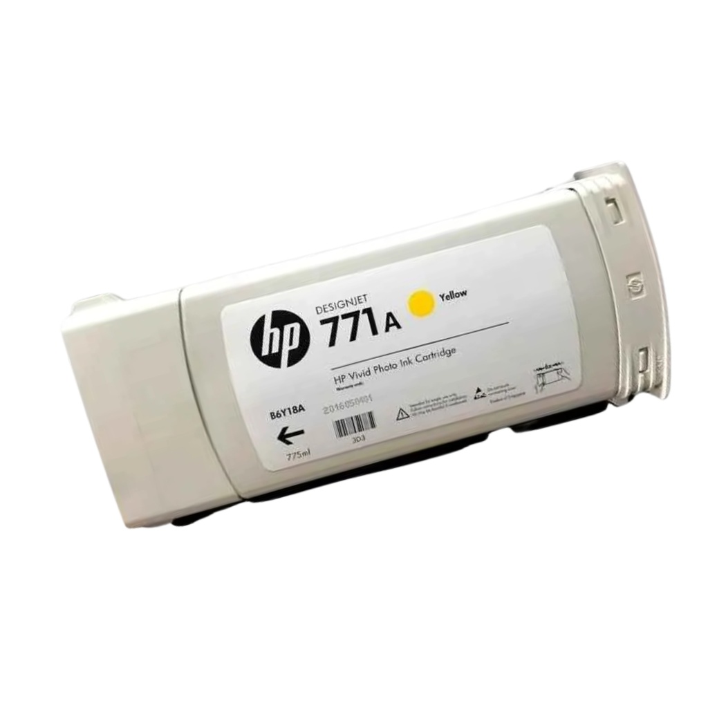 Cartucho Original De Tinta HP 771A Amarillo DesignJet 1600 Páginas 775ml 