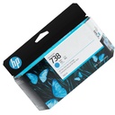 Cartucho Original De Tinta HP 738 Cian  2.000 Páginas 130 ml