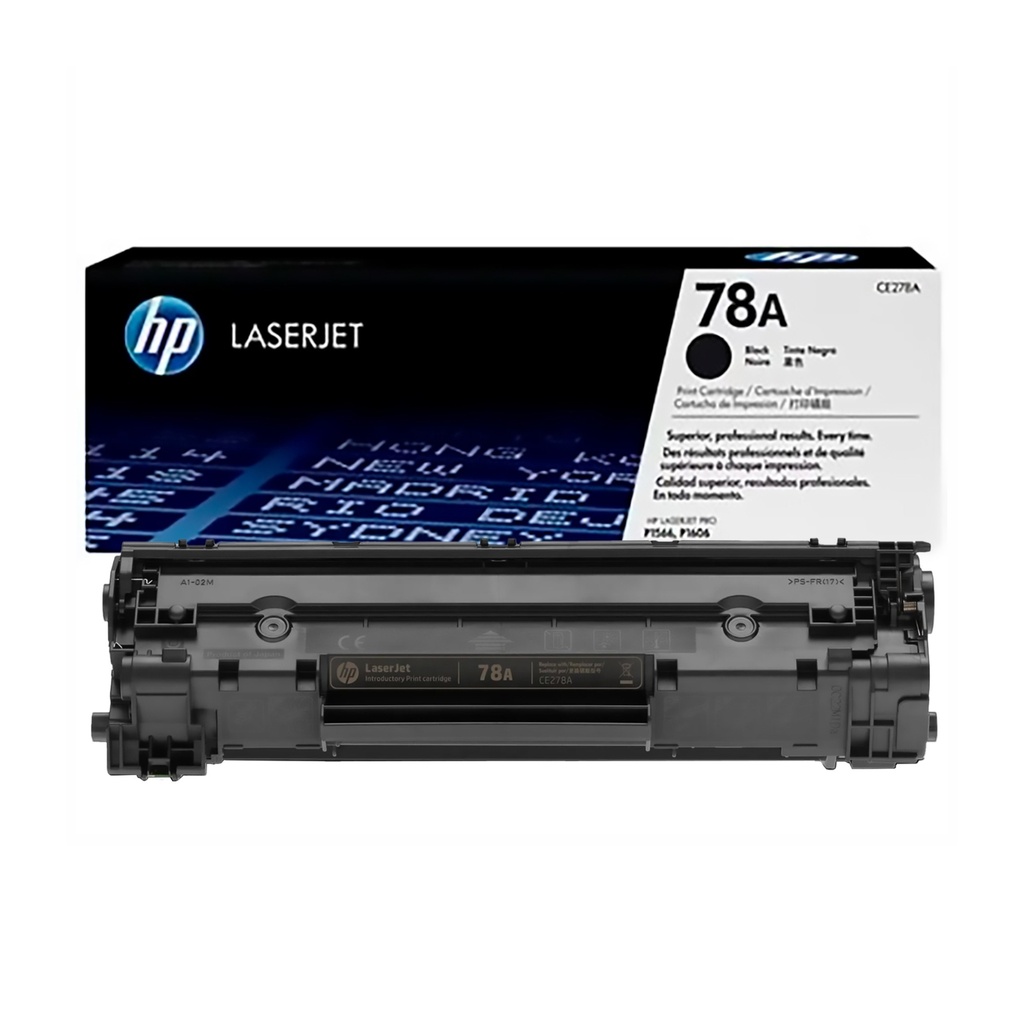 Tóner HP CE278A LaserJet P1566/P1606 Negro