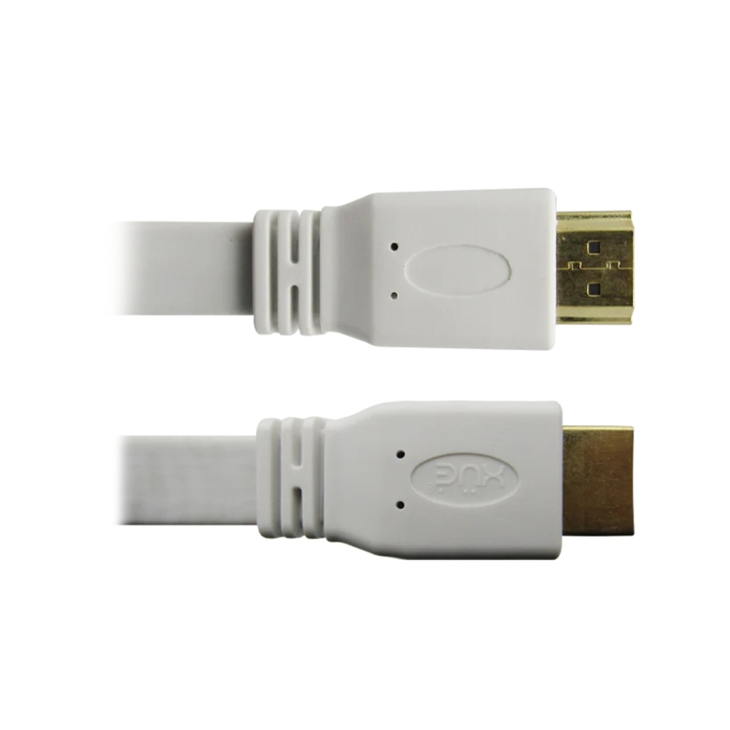 Cable HDMI XUE 4K 2160p V2.0 10m ARC 18Gbps 19+1 Blanco
