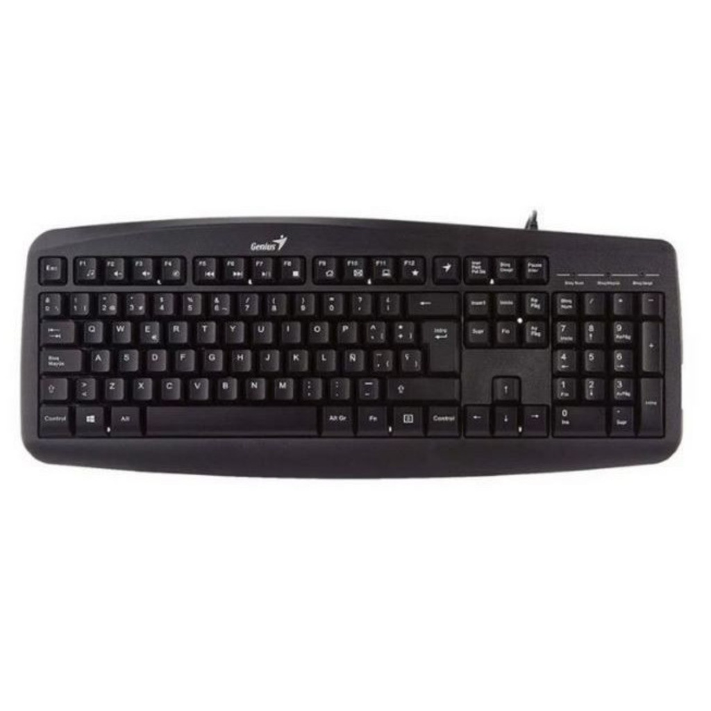 Teclado Y Mouse Alámbrico Genius Smart KM-200 Color Negro