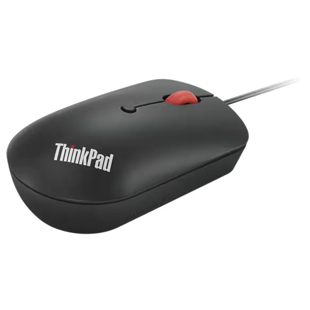 Mouse Compacto Con Cable Lenovo ThinkPad USB-C Color  Negro