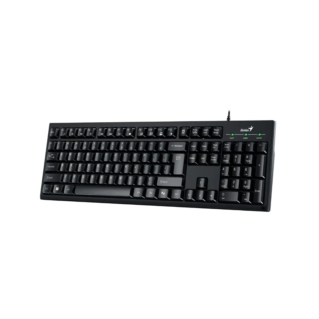 Teclado Alámbrico Genius KB-100XP USB Color Negro 