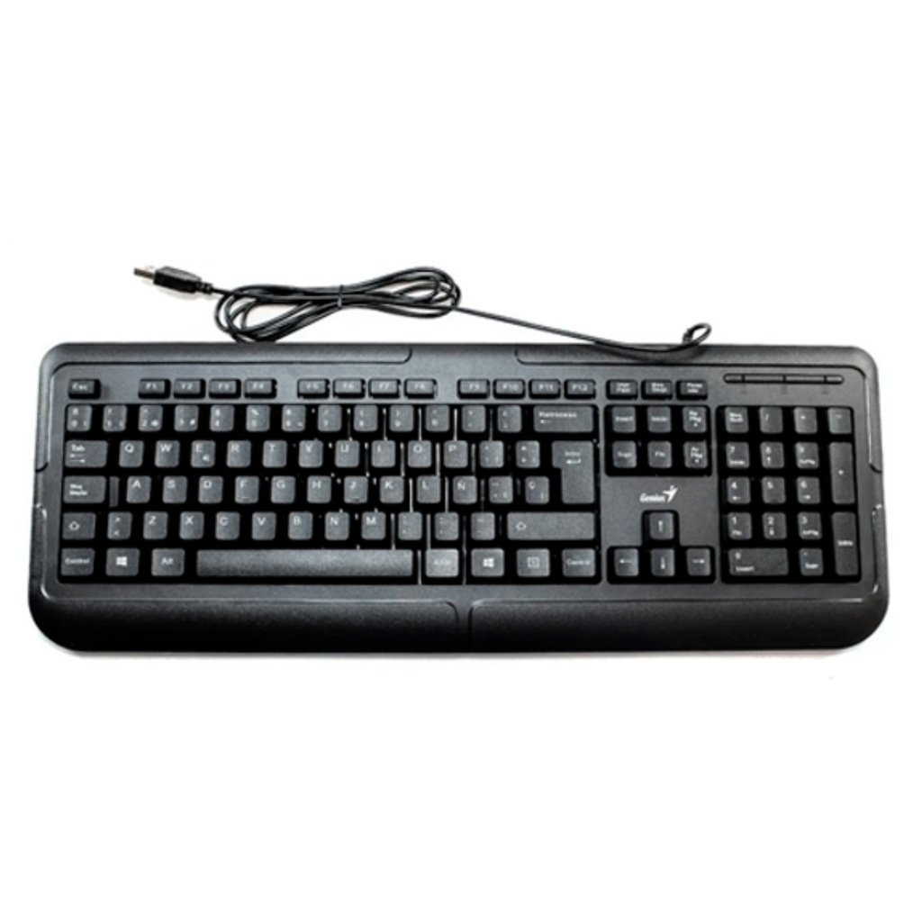 Teclado Alámbrico Genius KB-118 USB Color Negro