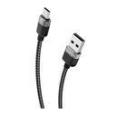 Cable Oraimo Trenzado Tipo C Carga Rápida Negro
