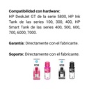 Kit Botellas De Tinta Hp Original Gt53 Negro + Gt52 Magenta 
