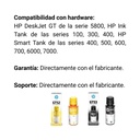 Kit Botellas De Tinta HP Original Gt53 Negro + Gt52 Amarillo 