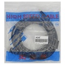 Cable XUE HDMI 4K 2160P V2.0 5M Macho A HDMI Macho 19+1 28AWG OD 7.3MM Con Filtros Garantía 1 Año Color Negro