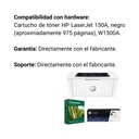Combo Impresora HP LaserJet M141w + Cartucho De Tóner HP 150A + Resma